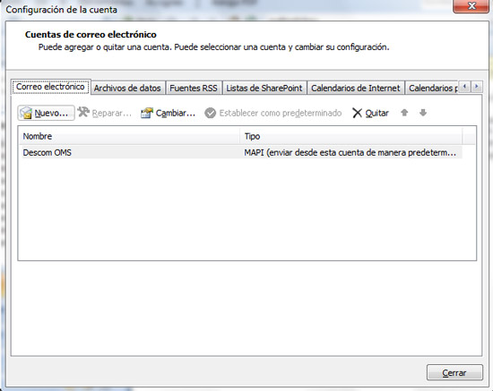 Crear nueva cuenta