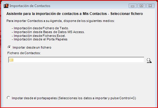 Importar Contactos