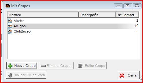 Grupos de contactos
